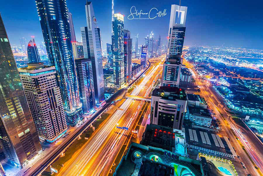 Stefano Coltelli - Travel Photography - Sheikh Zayed Road, Dubai, Emirates