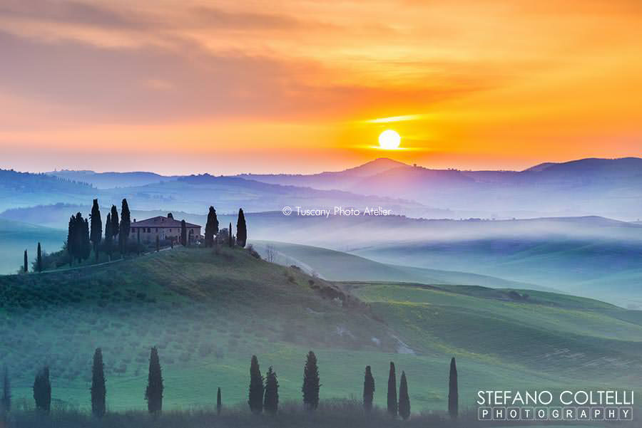 Stefano Coltelli - Tuscany landscapes - Val d'Orcia, San Quirico, Siena